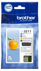 BROTHER LC3211VALDR VALUE PACK (LC3211 BK/C/M/Y) hind ja info | Brother Arvutid ja IT- tehnika | kaup24.ee