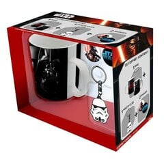 Star Wars Darth Vader Mug, Keychain and Badges цена и информация | Атрибутика для игроков | kaup24.ee