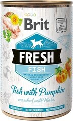Brit Fresh Fish with Pumpkin konserv koertele 400g hind ja info | Konservid koertele | kaup24.ee