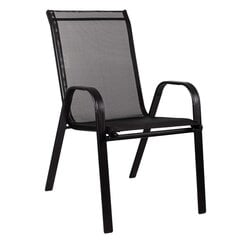 Садовое кресло Springos, черный цена и информация | Садовые стулья, кресла, пуфы | kaup24.ee