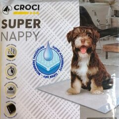 Croci Super Nappy matt, 60x40cm, 10tk. цена и информация | Средства по уходу за животными | kaup24.ee