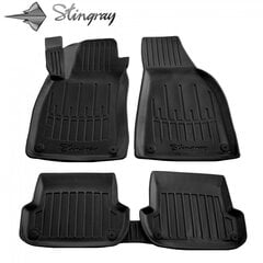 Matid 3D AUDI A4 B7 2005-2007, 5 tk. black /5030015 hind ja info | Kummimatid | kaup24.ee