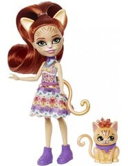 Kangelanna nukk kass Tarla koos lemmikloomaga Enchantimals hind ja info | Tüdrukute mänguasjad | kaup24.ee