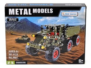 Metallist konstruktormasin "Metallmudelid" 305el., 6+ hind ja info | Klotsid ja konstruktorid | kaup24.ee
