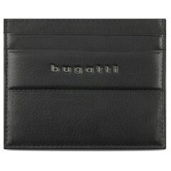 Кожаный кредитник Bugatti — плоский кошелек для карт, черный — Mini Smart Wallet 5CC цена и информация | Мужские кошельки | kaup24.ee