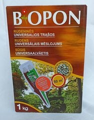 Sügis universaalväetis Biopon, 1 kg цена и информация | Рассыпчатые удобрения | kaup24.ee