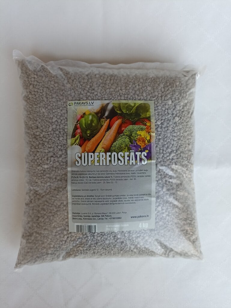 Superfosfaat, 4 kg цена и информация | Kuivväetised | kaup24.ee