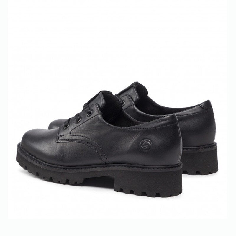 Naiste Oxford kingad Remonte, mustad hind ja info | Naiste kingad | kaup24.ee