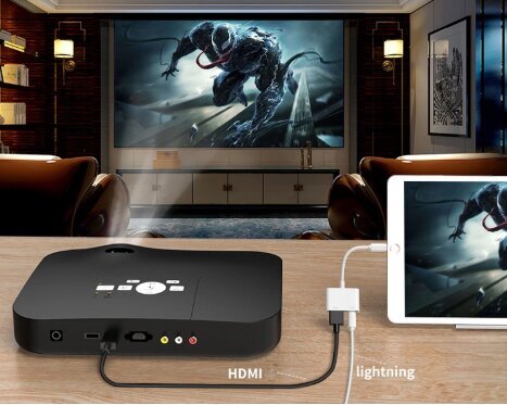 ADAPTER AV Lightning HDMI Full HD iPhone iPadi adapter hind ja info | USB jagajad, adapterid | kaup24.ee