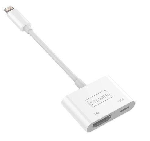 ADAPTER AV Lightning HDMI Full HD iPhone iPadi adapter цена и информация | USB jagajad, adapterid | kaup24.ee