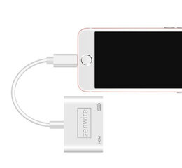 ADAPTER AV Lightning HDMI Full HD iPhone iPadi adapter hind ja info | USB jagajad, adapterid | kaup24.ee