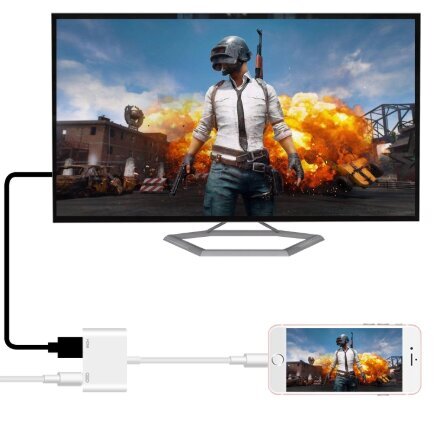 ADAPTER AV Lightning HDMI Full HD iPhone iPadi adapter hind ja info | USB jagajad, adapterid | kaup24.ee