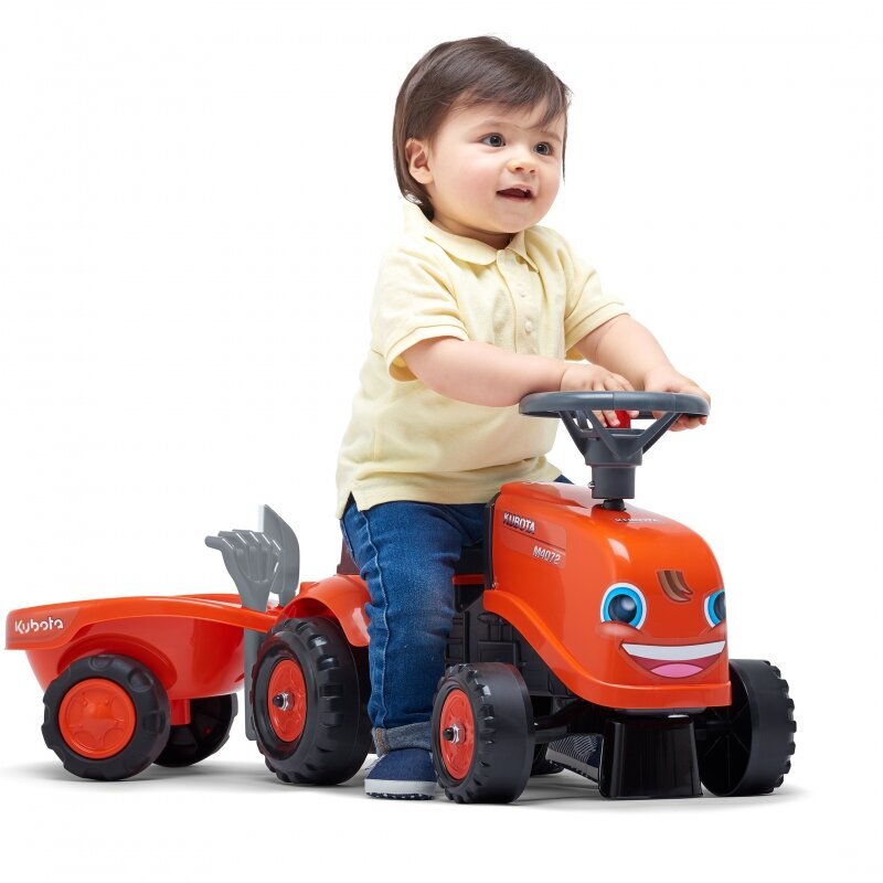 Falk Baby Kubota traktor, oranž hind ja info | Imikute mänguasjad | kaup24.ee