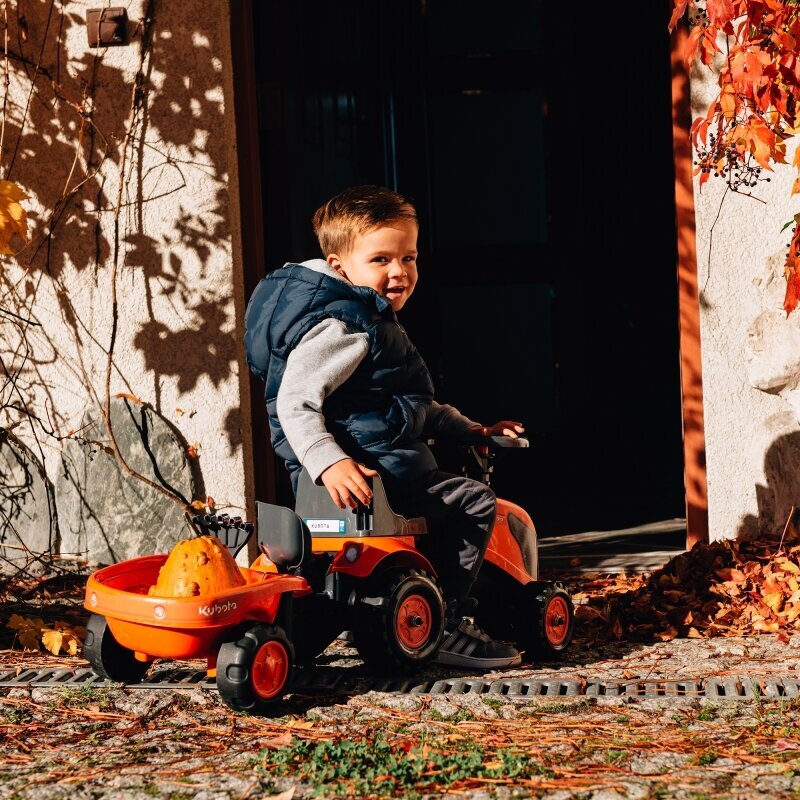 Falk Baby Kubota traktor, oranž hind ja info | Imikute mänguasjad | kaup24.ee