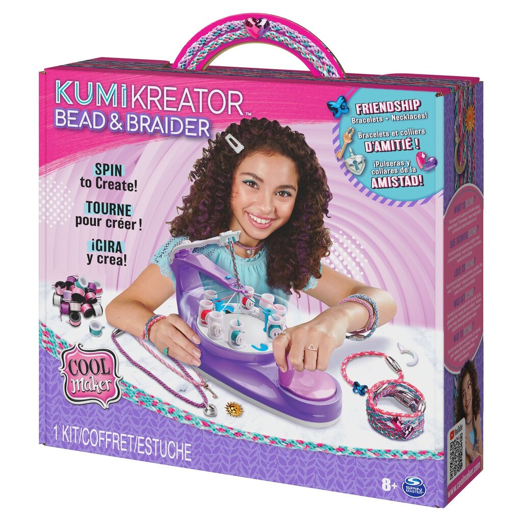 Tüdrukute käevõrude ja kaelaehete valmistamise komplekt Cool KumiKreator цена и информация | Tüdrukute mänguasjad | kaup24.ee
