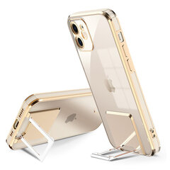 Telefoniümbris Kickstand Luxury - iPhone 11 Pro Max, kuldne hind ja info | Telefoni kaaned, ümbrised | kaup24.ee