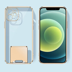 Telefoniümbris Kickstand Luxury - iPhone 11 Pro Max, kuldne hind ja info | Telefoni kaaned, ümbrised | kaup24.ee