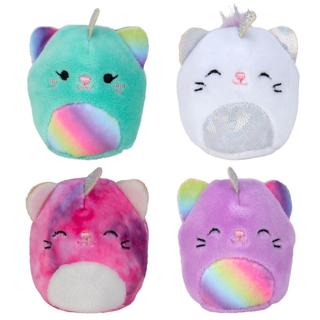 Pehmete mänguasjade komplekt Squishmallows Squishville, 4 tk цена и информация | Pehmed mänguasjad | kaup24.ee