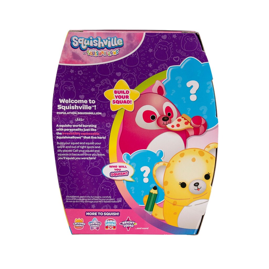 Pehmete mänguasjade komplekt Squishmallows Squishville, 4 tk цена и информация | Pehmed mänguasjad | kaup24.ee