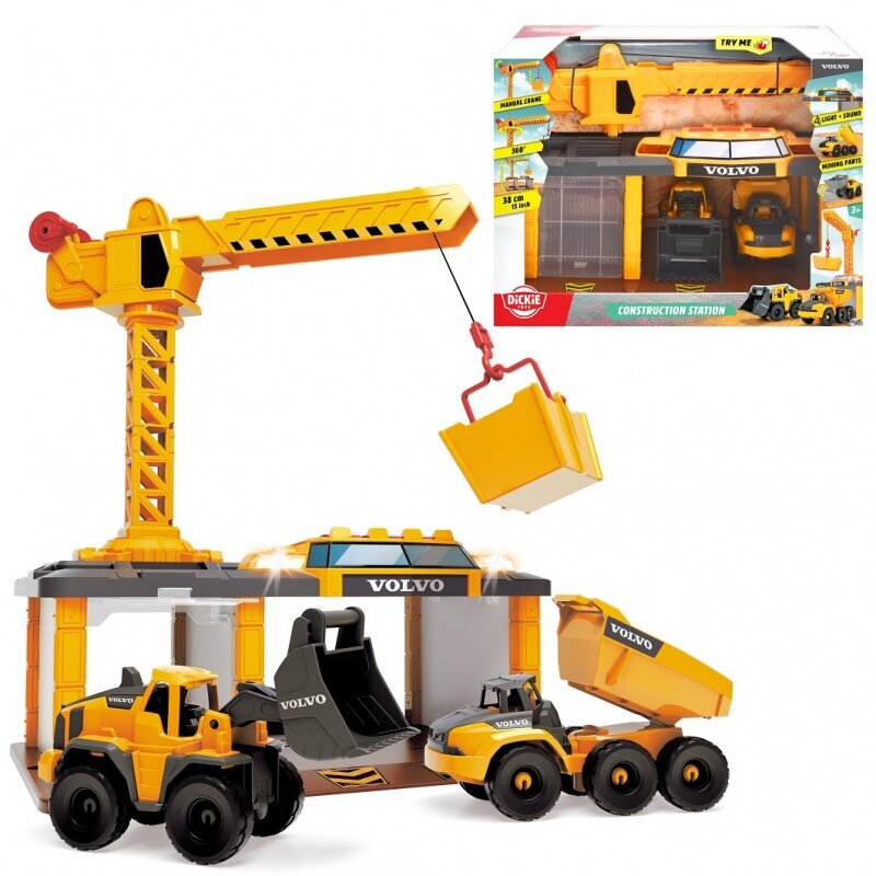 Dickie mänguasja ehitusplats koos tarvikutega hind ja info | Poiste mänguasjad | kaup24.ee