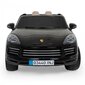 Laste kahekohaline elektriauto - Porsche Cayenne S, must цена и информация | Laste elektriautod | kaup24.ee
