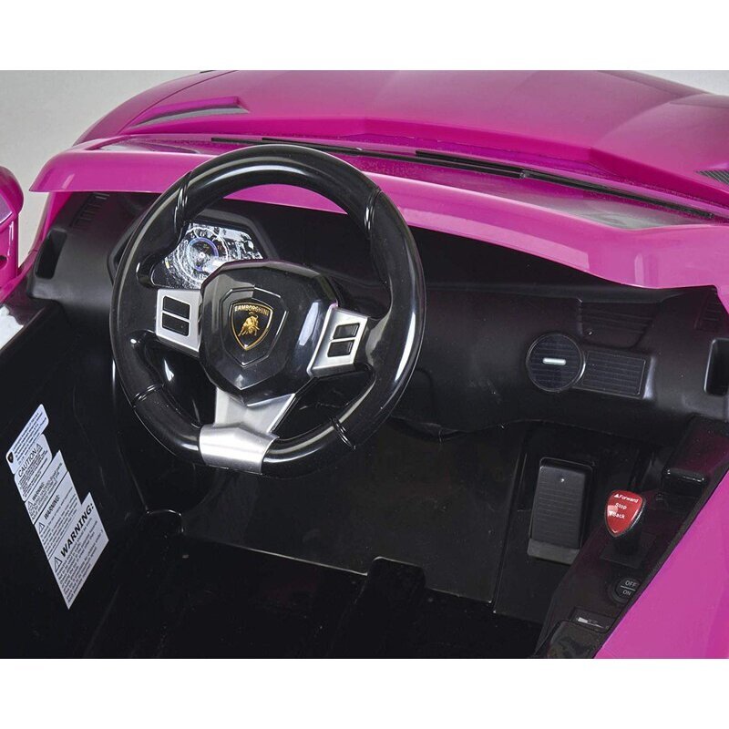 Laste ühekohaline elektriauto - Lamborghini Aventador, roosa цена и информация | Laste elektriautod | kaup24.ee