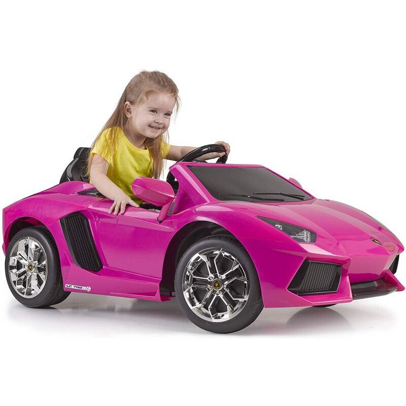 Laste ühekohaline elektriauto - Lamborghini Aventador, roosa hind ja info | Laste elektriautod | kaup24.ee