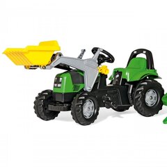 Rolly Toys Педальный трактор с прицепом и лопатой, зеленый цена и информация | Игрушки для мальчиков | kaup24.ee
