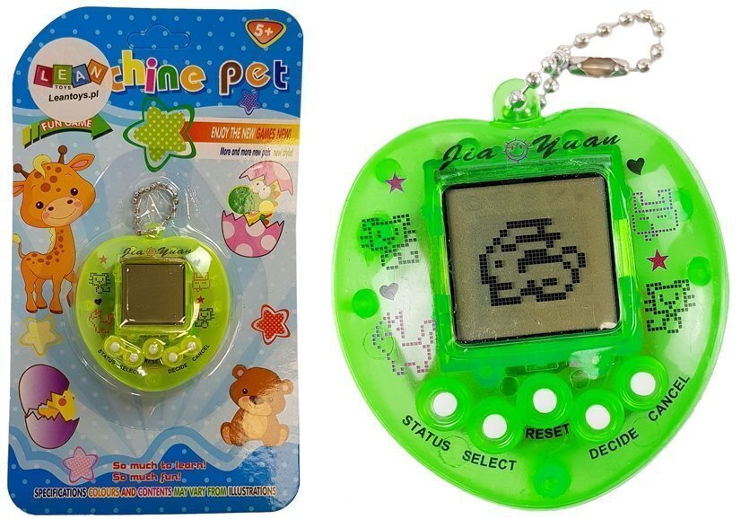 Elektrooniline mäng "Tamagotchi", roheline hind ja info | Arendavad mänguasjad | kaup24.ee