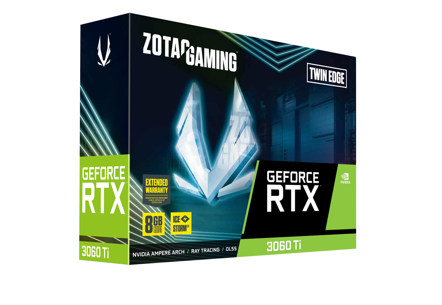 Zotac GAMING GeForce RTX 3060 Ti Twin Edge LHR NVIDIA 8 GB GDDR6 hind ja info | Mängukonsoolide lisatarvikud | kaup24.ee