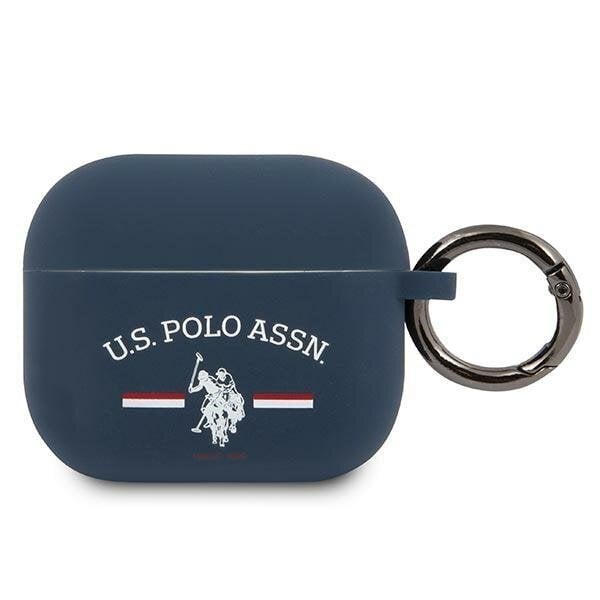 US Polo USACA3SFGV AirPods 3 Blue цена и информация | Kõrvaklappide tarvikud | kaup24.ee