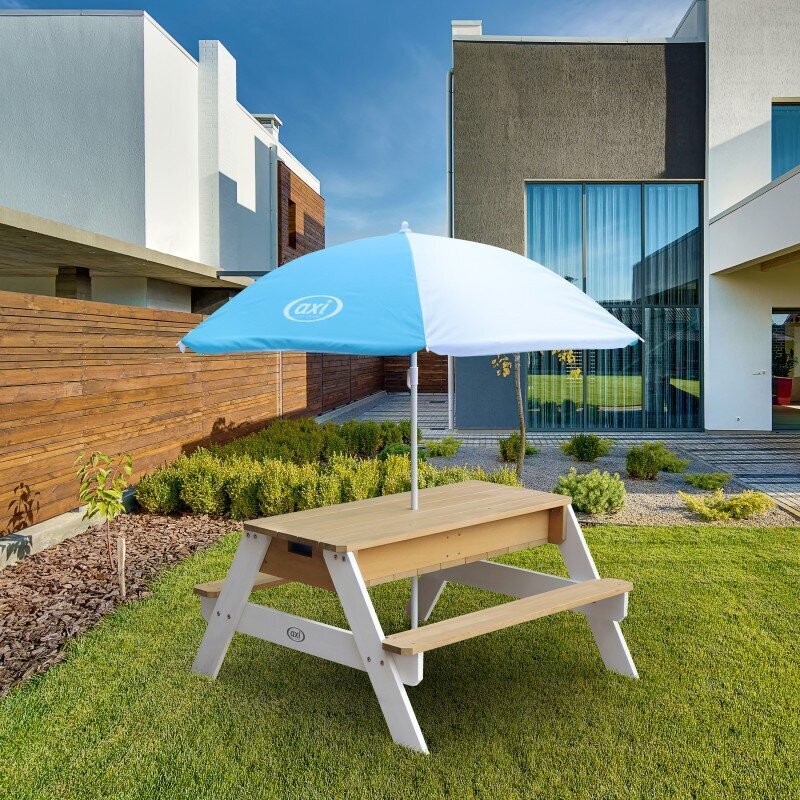 Multifunktsionaalne aialett - Nick AXI, sinise vihmavarjuga hind ja info | Laste õuemööbel | kaup24.ee