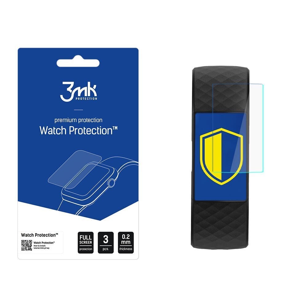 FitBit Charge 4 - 3mk Watch Protection™ v. ARC hind ja info | Nutikellade ja nutivõrude tarvikud | kaup24.ee