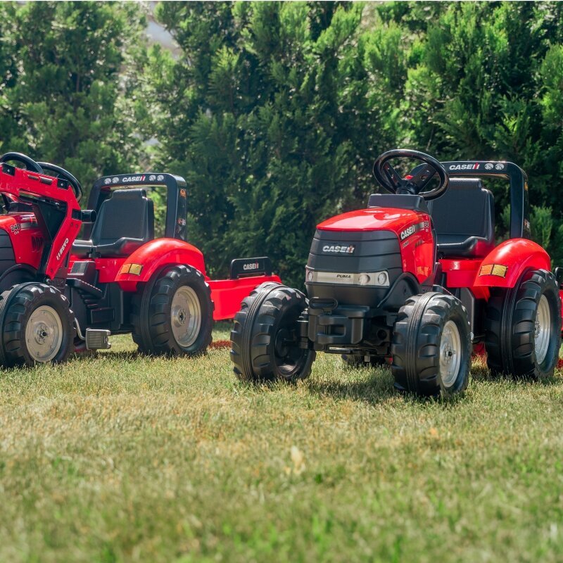 Minamatic traktor koos haagisega - Falk Large Case, punane hind ja info | Poiste mänguasjad | kaup24.ee