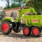 Pedaltraktor koos haagisega - CLAAS AVEC, roheline цена и информация | Poiste mänguasjad | kaup24.ee