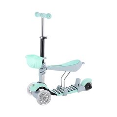 HLB07 4in1 GRAY-MINT SCOOTER NILS FUN hind ja info | Tõukerattad | kaup24.ee