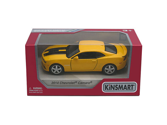 Auto Kinsmart 2014 Cvevrolet Camaro, 1:38 hind ja info | Poiste mänguasjad | kaup24.ee