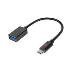 Rebel USB 3.0 - USB-C 0.15m hind ja info | Mobiiltelefonide kaablid | kaup24.ee
