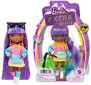 Nukk Barbie Extra mini lillade juustega цена и информация | Tüdrukute mänguasjad | kaup24.ee