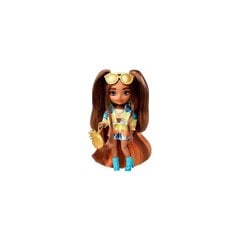 Кукла Barbie Extra Mini с длинными каштановыми волосами цена и информация | Игрушки для девочек | kaup24.ee