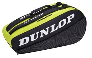 Tennis Bag Dunlop SX CLUB 10 racket 75 l black/yellow цена и информация | Товары для большого тенниса | kaup24.ee