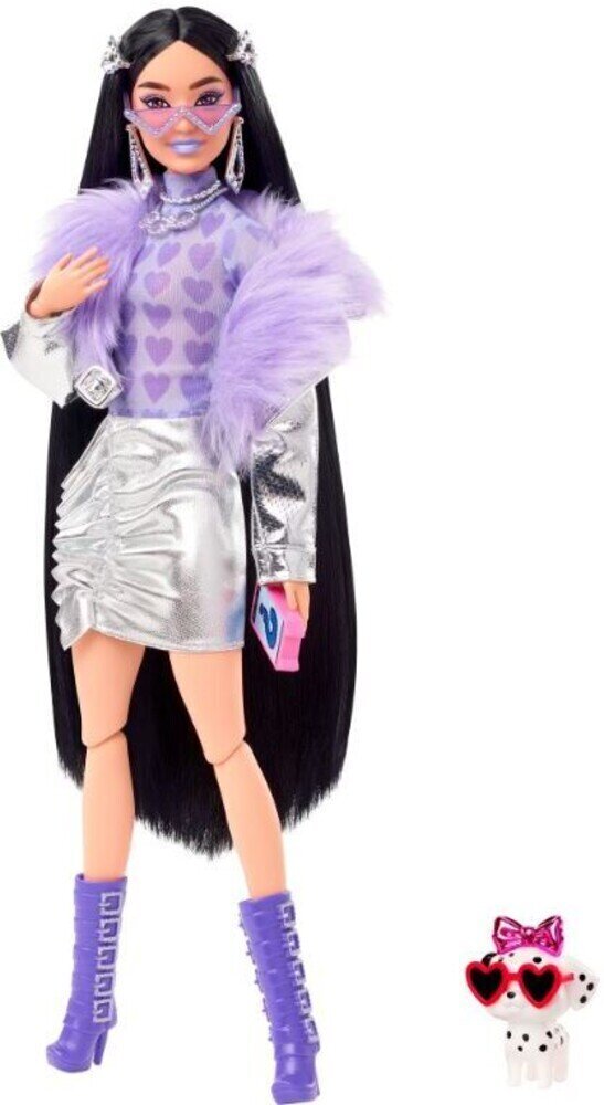 Nukk Barbie Extra lillad kingad hind ja info | Tüdrukute mänguasjad | kaup24.ee
