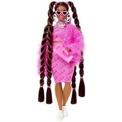 Кукла Barbie Extra в розовом костюме цена и информация | MUST Металлическая бутылочка с Ярким рисунком (без BPA) (500ml) для мальчиков от 3+ лет Серая с Машинкой | kaup24.ee