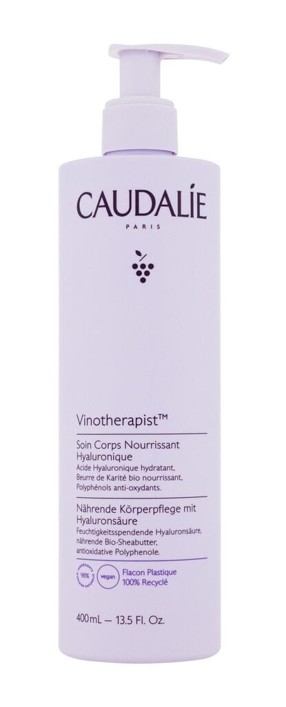 Toitev kehakreem Caudalie Vinotherapist™, 400 ml цена и информация | Kehakreemid, kehaspreid | kaup24.ee