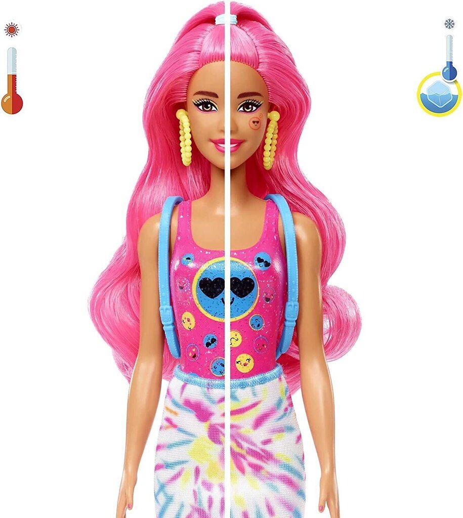 Nukk Barbie värviüllatuste komplekt, neoonvärvide sari hind ja info | Tüdrukute mänguasjad | kaup24.ee