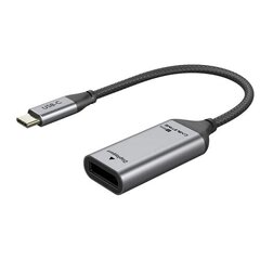 Adapter USB-C (M) - DisplayPort (F), 4K / 60Hz, kullatud pistikutega цена и информация | Адаптеры и USB-hub | kaup24.ee