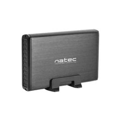 Корпус Natec RHINO USB 3.0 для 3,5-дюймовых HDD SATA, черный, алюминий цена и информация | Внутренние жёсткие диски (HDD, SSD, Hybrid) | kaup24.ee