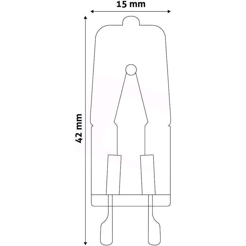 Halogeenpirn Eco G9 42W Avide hind ja info | Lambipirnid, lambid | kaup24.ee