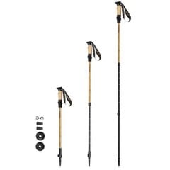 Kõndimiskepid Spokey Bastone Eco Nordic, pruunid, 105-135 cm hind ja info | Spokey Spordikaubad | kaup24.ee