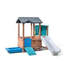 Puidust mänguväljak - Cottage Slide цена и информация | Детские игровые домики | kaup24.ee